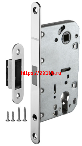 Замок межкомнатный Fuaro (Фуаро) под цилиндр MAGNET M85C-50 CP (хром)