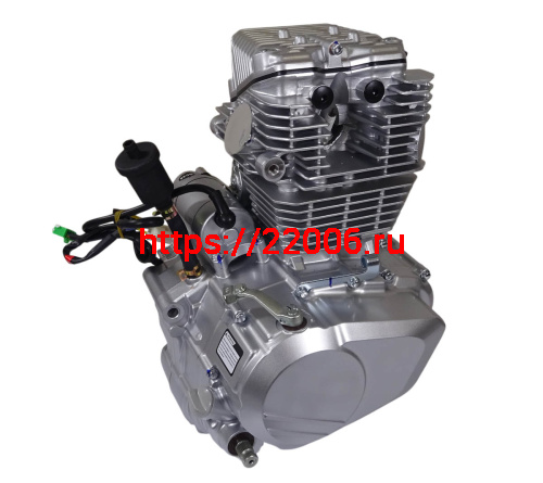 Двигатель 4т. 250 см3 172FMМ-6  ZONGSHEN CB250-RL (4 клап.) 5МКПП, эл.+кик старт, баланс.вал фото 3