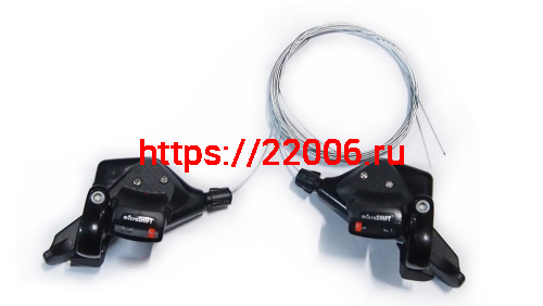 Шифтер-триггер MicroSHIFT Mezzo TS71-8 (3*8 скорости) аналог ALIVIO, ACERA Шифтер-триггер MicroSHIFT Mezzo TS71-8 (3*8 скорости) аналог ALIVIO, ACERA