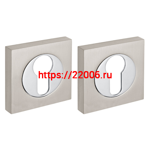 Накладка Fuaro (Фуаро) под цилиндр ET.K.KM52 (ET KM) SN/CP-3 матовый никель/хром