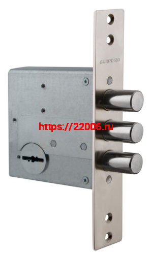 Замок Guardian (Гардиан) врезной сувальдный ЗВ 50.01, 4 кл. (длинный кл. 71 мм) /128:4193/