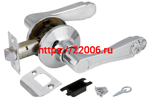 Ручка Fuaro (Фуаро) защелка 637/BL СР-Р (хром) без фик.