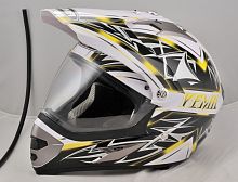 Мотошлем YM-911 черно-желтый (S)