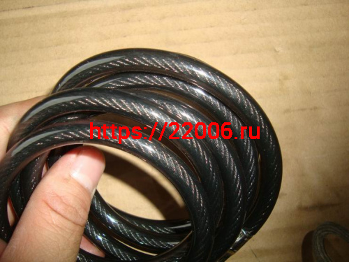 _Трос противоугонный 8х1500мм, кодовый замок (EWL-05) (пришел как 48952) фото 3