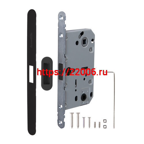 Магнитная Armadillo (Армадилло) защелка WC с ответной планкой GRAVITY.PRO G01.196.50.96 BL черный фото 3