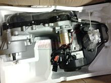 Двигатель 80см3 HX139QMB скутер, короткая ось (FT50QT-4A) короткий вариатор(40см)