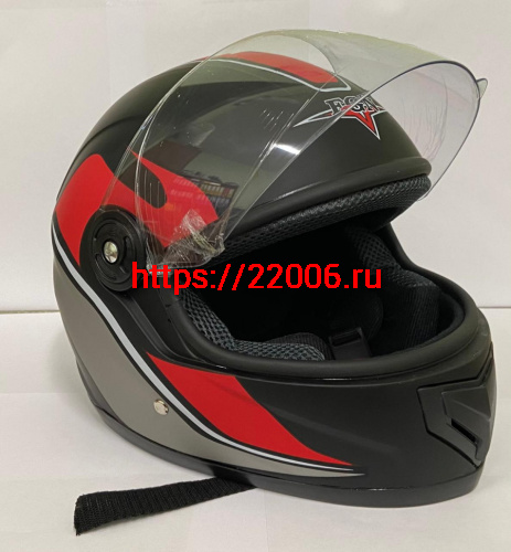 Мотошлем закрытый FGN-888 черный матовый (без размера)