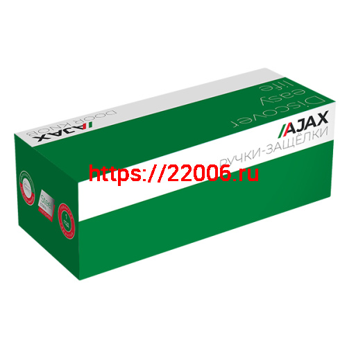 Ручка Ajax (Аякс) защелка DK682 SN-BK (6082 SN-B) (фик.) мат. никель фото 2