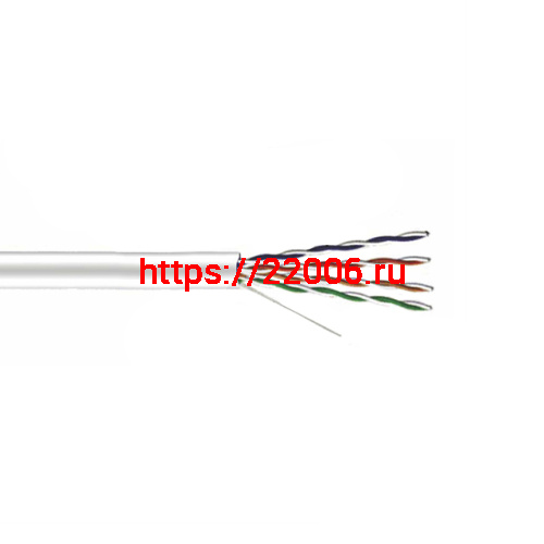 Кабель PLEXUS UTP 4PR 24AWG Cu CAT 5e PVC (0.52) 305м