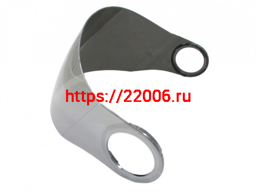 Стекло для мотошлема T-314, 316 темно-дымчатое