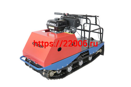 Мотобуксировщик 18,5 л.с. Север-Э (3 тел.) дв.Lifan эл./зап., вариатор "Сафари", катковая подв., комплектация без аккумулятора