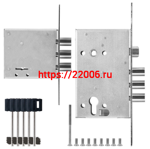 Комплект Border (Бордер) врезных замков BORDER Grand 2 (ЗВ8-8Г/15, ЗВ4-3/85Г), 5 кл. /87310+79048/ фото 2