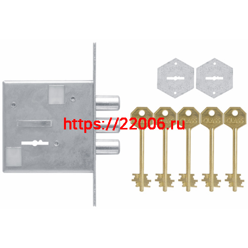 Замок Class (Класс) врезной сувальдный GS-SM 009, 5 кл. фото 2
