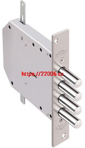 Замок Elbor (Эльбор) врезной сувальдный Базальт 1.05.03 с тягами, 5 кл. /00398/