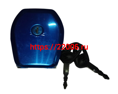 Крышка бензобака Баджадж Боксер 150 без личинки DS141009 (аналог)