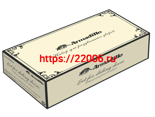 Ручка Armadillo (Армадилло) для раздвижных дверей SH.CL152.010 (SH010/CL) ABL-18 темная медь фото 2