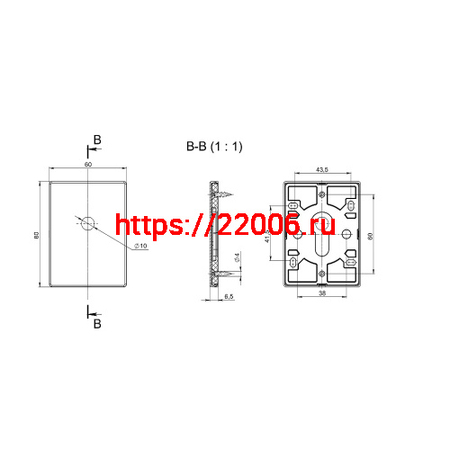 Накладка Fuaro (Фуаро) на шток цилиндра ESC.O.RL/K.486 (ESC 486-O RL) CP хром (1шт.) фото 4