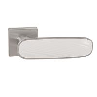 Ручка Punto (Пунто) раздельная K.EST.Q52.SHADE SSC/WH-16 сатинированный хром/белый