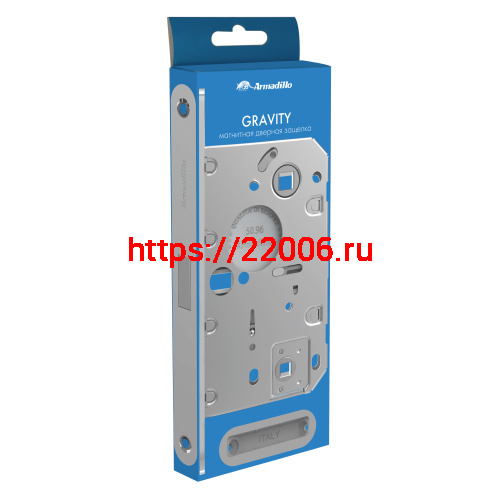 Магнитная Armadillo (Армадилло) защелка WC с ответной планкой GRAVITY G01.196.50.96 SN мат никель фото 2