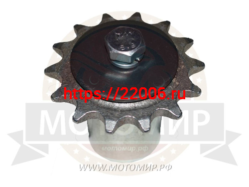 Звезда 14 зуб. d25, шпонка 8мм ведущая Лидер в сб. со ступицей Звезда 14 зуб. d25, шпонка 8мм ведущая Лидер в сб. со ступицей