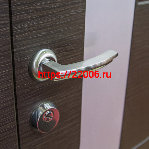 Ручка Fuaro (Фуаро) раздельная R.AR54.ALFA (ALFA AR) 140mm SN/CP-3 матовый никель/хром фото 2