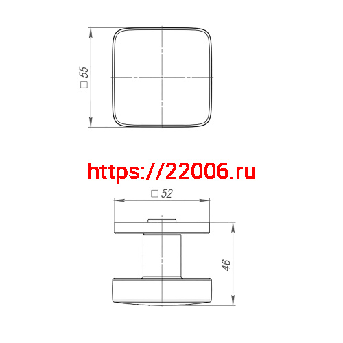 Ручка Punto (Пунто) раздельная R.ARC.R52.SALUT SSG-39 сатин.золото фото 2