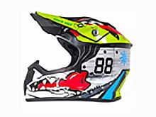 Мотошлем VIRTUE MD-911 Детский Кросс черно-серый с рисунком (M)