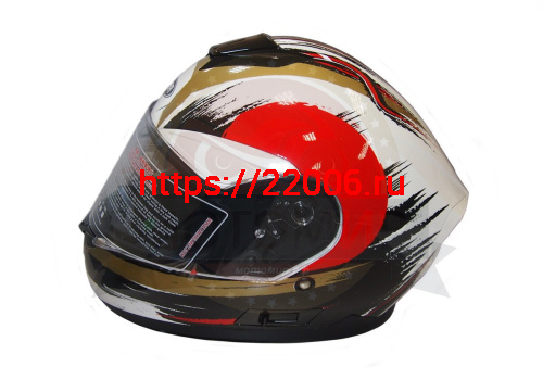 Шлем интеграл YM-831 "YAMAPA" CAT WHITE, BLUE YELLOW, размер XL (прозрачный визор) NEW (6 шт. упак) фото 4 Шлем интеграл YM-831 "YAMAPA" CAT WHITE, BLUE YELLOW, размер XL (прозрачный визор) NEW (6 шт. упак) фото 4