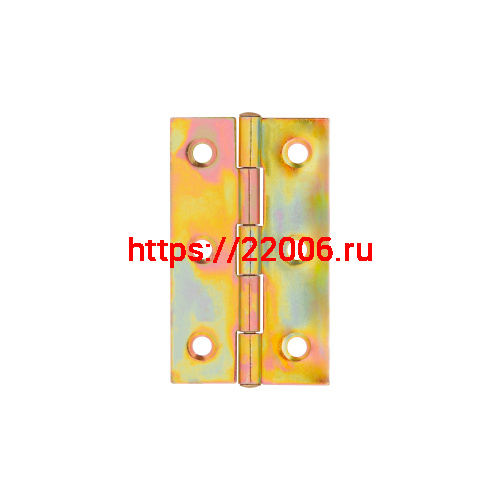 Петля Ajax (Аякс) карточная универсальная LM/IN30x50x1U YZN желтый цинк (2 шт)