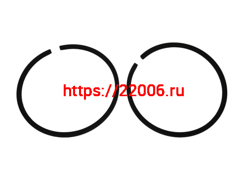 Кольца поршневые F100 50 мм ("Газуля") (компл.- 2 шт) Кольца поршневые F100 50 мм ("Газуля") (компл.- 2 шт)