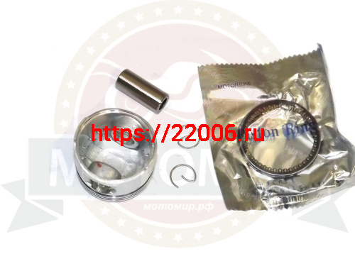 Поршень 39,50 мм 4 такт.скутер 139QMB (GY6) 50cc (кольца, палец d13мм, стопорн. кольца) фото 2