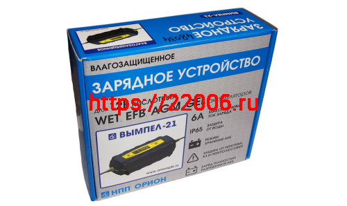 Зарядное устройство Вымпел-21 (AGM, EFB, GEL, WET Ag , WET Sb, WET Сa/Ca, WET Сa/Sb) (автоматич, 6А) фото 3 Зарядное устройство Вымпел-21 (AGM, EFB, GEL, WET Ag , WET Sb, WET Сa/Ca, WET Сa/Sb) (автоматич, 6А) фото 3