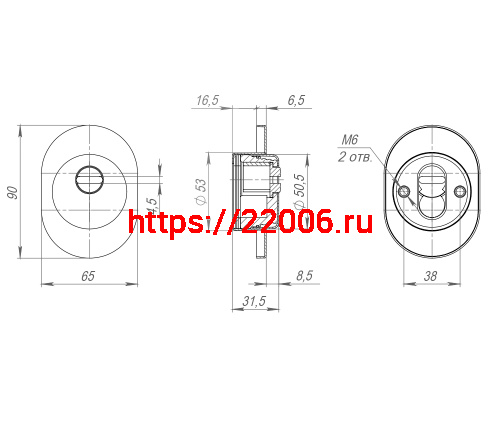Броненакладка Fuaro (Фуаро) DEF.RLR/R.4825 CP-8 хром фото 2