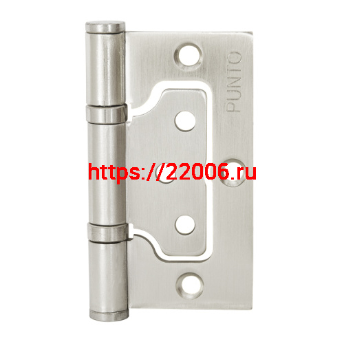 Петля Punto (Пунто) универсальная без врезки IN3200W-HD PN (200-2B/HD 75x2,5) мат. никель
