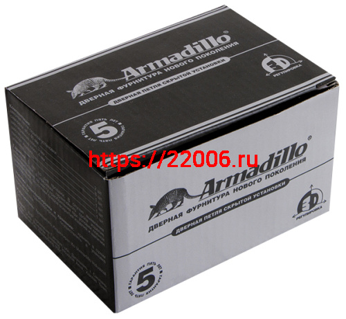 Петля Armadillo (Армадилло) скрытой установки U3D4200R AB правая (Architect 3D-ACH 40) бронза 40 кг фото 2