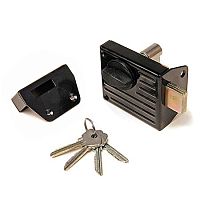 Замок Zenit (Зенит) накладной ЗН1-2.1 (черный)