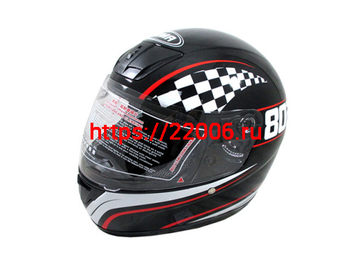 Мотошлем YM-802 черный (М)
