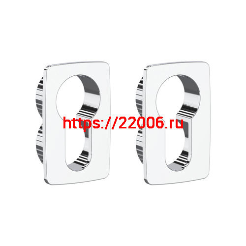 Накладка Punto (Пунто) под цилиндр ET.K.EL.Q27 CP-8 хром