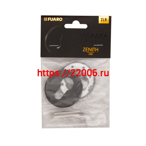 Накладка Fuaro (Фуаро) на цилиндр ET.R.ZLR52 BL-24 черный фото 2