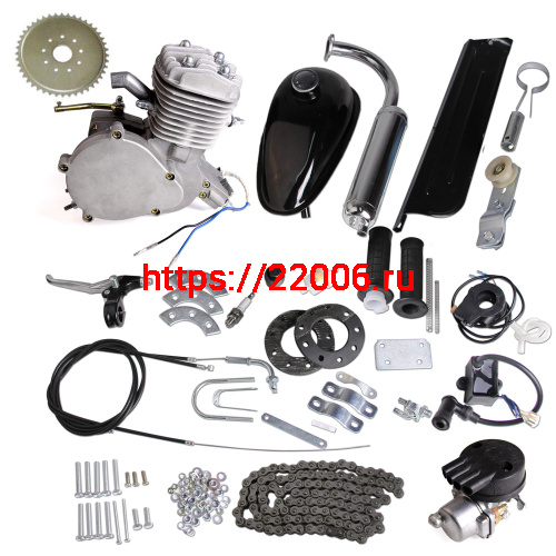 Двигатель Веломотор50 (5) (КОМПЛЕКТ для установки) 2,3 л.с