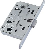 B06102.50.34 AGB (АГБ) (=B04102,B05102) Защелка врезная WC (мат. хром) тех. уп. без отв. пл. MEDIANA POLARIS