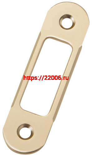B01402.11.03 AGB (АГБ) Ответная планка (латунь) (пласт. вкладыш Easy Matic B01402.16/17 выписывать отдельно)