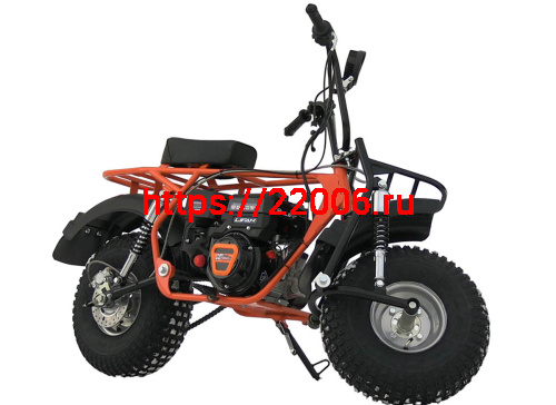 Мотоцикл СКАУТ САФАРИ 3L- 8Е+  BIGFOOT (ФАРА, ЭЛ.СТ. перед. и задн. подв., 8,0 л.с., РЕДУКТОР) фото 3