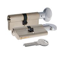 Цилиндровый механизм Kale kilit (Кале килит) с вертушкой 164 SM/90 (40+10+40) mm никель 5 кл.