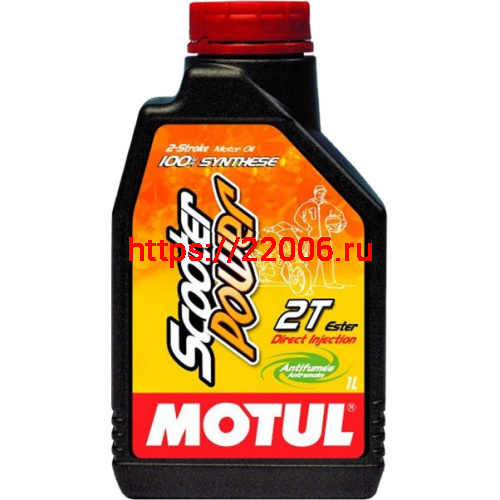 Масло MOTUL Scooter Power 2T (1 литр) 101265