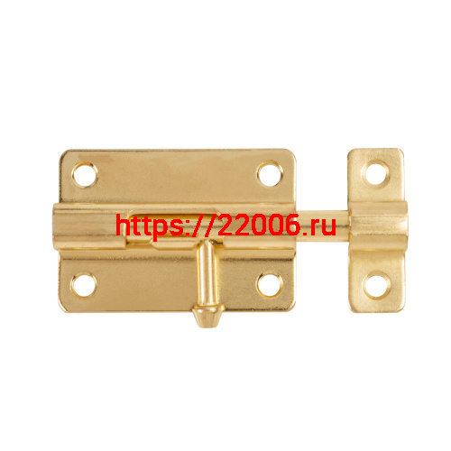 Шпингалет Ajax (Аякс) мебельный металлический SPD60х30 GP золото