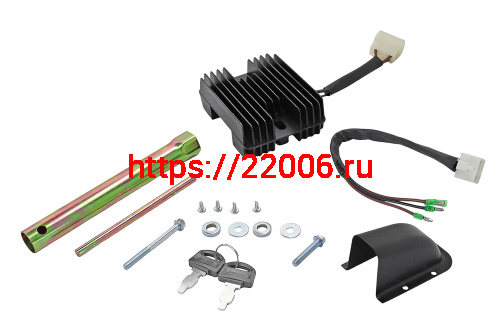 Двигатель LIFAN 20 л.с. KP460E с катушкой 18А, электростартер (460cc, вал d25) фото 6