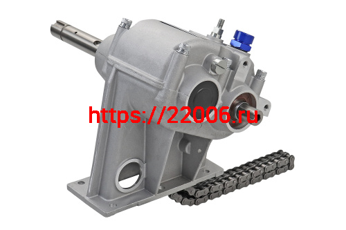 Коробка Буран реверса с цепью12,7-78зв. усиленная (переключение муфтой, z=40, 1:2,67) Коробка Буран реверса с цепью12,7-78зв. усиленная (переключение муфтой, z=40, 1:2,67)