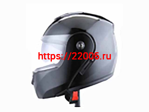 Мотошлем VIRTUE MD-903 трансформер с визором черный матовый (L)