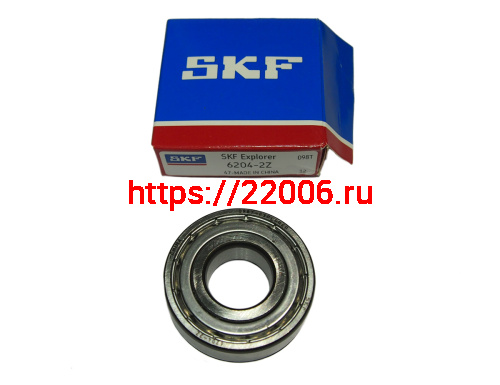 Подшипник 80204 (20x47x14) закрытый (6204ZZ) 098Т FKS (0564)